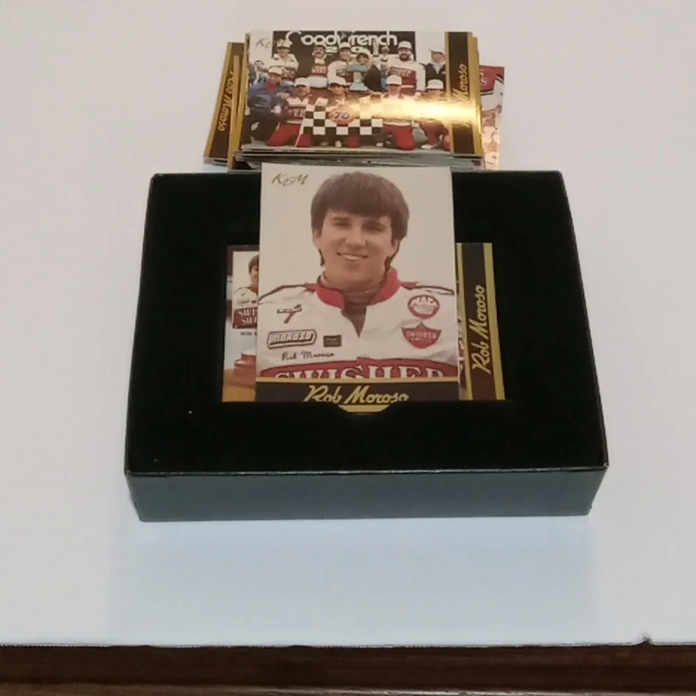 Rob Moroso Collectible Nascar Driver Trading Card Complete Set